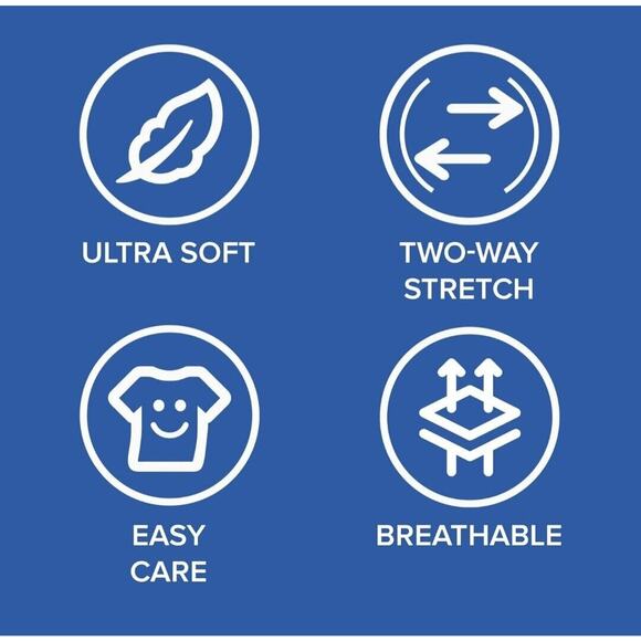 Cherokee Blue Scrub Shirt Small Ladies Short Sleeve Pockets New With Tags - Picture 5 of 5